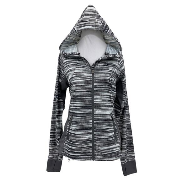 Marmot Jacket Womens M Medium Multi Full Zip Windbreaker Striped Vented Hooded - Picture 1 of 14